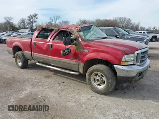 2002 Ford Super Duty F-250 XL with VIN 1FTNW21F32EB72189, listed as a IAAI auction lot 41724745 with 164,054 mi miles. Bid and sale history available at carsss.com. Image 1.