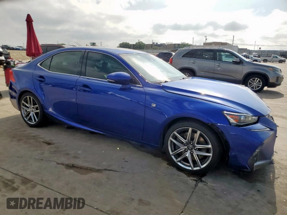 2017 Lexus IS 200t z VIN JTHBA1D26H5041351, wystawiony jako Copart lot #55345175 z przebiegiem 73 311 mil mil oraz Szkoda całkowita • Salvage title. Historia ofert i sprzedaży dostępna na DreamBid. Obrazek 4.