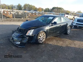 2008 Cadillac CTS AWD w/1SB with VIN 1G6DT57V280175582, listed as a IAAI auction lot 41017186 with 139,062 mi miles. Bid and sale history available at carsss.com. Image 2.