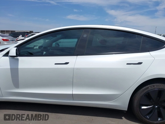 2025 Tesla Model 3 Long Range with VIN 5YJ3E1EA9SF943028, listed as a IAAI auction lot 42372207 with 3,975 mi miles and . Bid and sale history available at DreamBid. Image 14.
