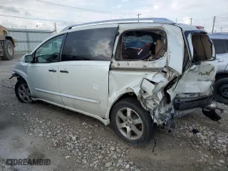 2008 Nissan Quest SE with VIN 5N1BV28U88N119650, listed as a Copart auction lot 84724794 with 0 mi miles and Salvage Title. Bid and sale history available at carsss.com. Image 2.