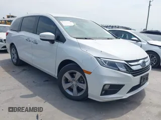 2020 Honda Odyssey EX with VIN 5FNRL6H58LB062074, listed as a IAAI auction lot 42040367 with 56,897 mi miles and . Bid and sale history available at DreamBid. Image 1.