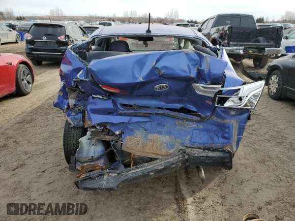 2012 Kia Rio LX with VIN KNADM4A30C6076872, listed as a Copart auction lot 47853135 with 0 mi miles and Salvage Title. Bid and sale history available at carsss.com. Image 6.