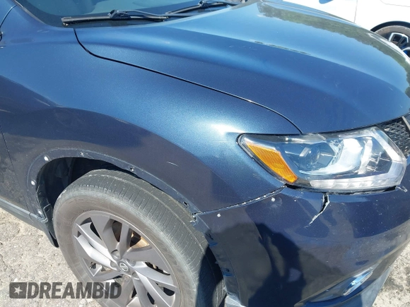 2016 Nissan Rogue SL with VIN 5N1AT2MT5GC856703, listed as a IAAI auction lot 42193522 with 126,953 mi miles. Bid and sale history available at carsss.com. Image 17.