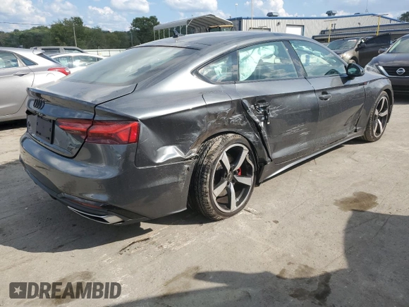 2022 Audi A5 Sportback S line Premium Plus with VIN WAUFACF56NA035507, listed as a Copart auction lot 67329273 with 9,661 mi miles. Bid and sale history available at carsss.com. Image 3.