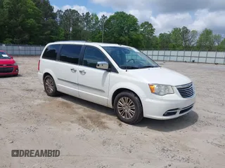 2011 Chrysler Town & Country Limited with VIN 2A4RR6DG8BR714484, listed as a IAAI auction lot 42155728 with 181,162 mi miles. Bid and sale history available at carsss.com. Image 1.