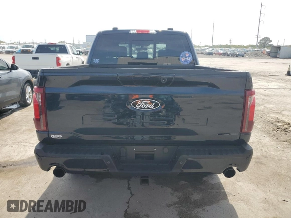 2024 Ford F-150 XLT with VIN 1FTFW3L53RFA12817, listed as a Copart auction lot 50552355 with 5,007 mi miles and Salvage Title. Bid and sale history available at carsss.com. Image 6.