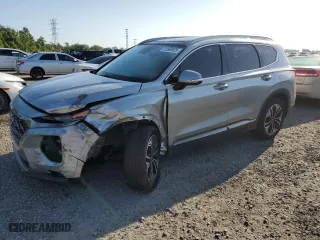 2020 Hyundai Santa Fe Limited with VIN 5NMS53AA7LH213132, listed as a Copart auction lot 52566925 with 70,495 mi miles and Salvage Title. Bid and sale history available at carsss.com. Image 1.