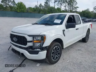 2023 Ford F-150 XL with VIN 1FTEX1CP9PKF91606, listed as a IAAI auction lot 42124058 with 23,535 mi miles and . Bid and sale history available at DreamBid. Image 17.