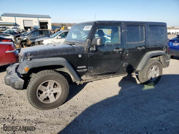2018 Jeep Wrangler JK Unlimited Sport with VIN 1C4BJWDG2JL908806, listed as a Copart auction lot 84498924 with 157,837 mi miles and Salvage Title. Bid and sale history available at carsss.com. Image 1.