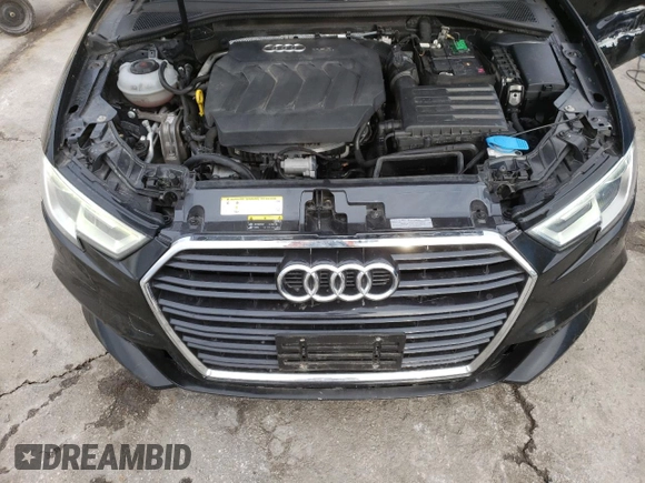 2019 Audi A3 Sedan Premium with VIN WAUAUGFF6KA085093, listed as a Copart auction lot 47072275 with 58,012 mi miles and Salvage Title. Bid and sale history available at carsss.com. Image 11.