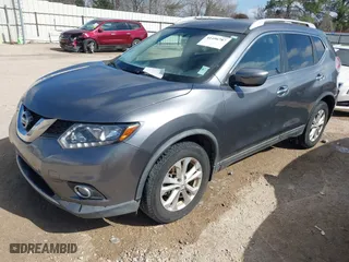 2016 Nissan Rogue SV with VIN KNMAT2MT0GP723599, listed as a IAAI auction lot 41496787 with 176,693 mi miles. Bid and sale history available at carsss.com. Image 17.