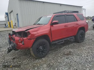 2019 Toyota 4Runner SR5 with VIN JTEZU5JR9K5198763, listed as a Copart auction lot 48118725 with 135,988 mi miles and Salvage Title. Bid and sale history available at carsss.com. Image 1.
