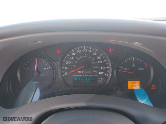 2002 Chevrolet Impala with VIN 2G1WF52E029360272, listed as a IAAI auction lot 40612391 with 110,409 mi miles. Bid and sale history available at carsss.com. Image 7.