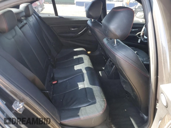 2015 BMW 3 Series 335i with VIN WBA3A9C57FK473104, listed as a Copart auction lot 54974185 with 112,370 mi miles and Salvage title. Bid and sale history available at DreamBid. Image 10.