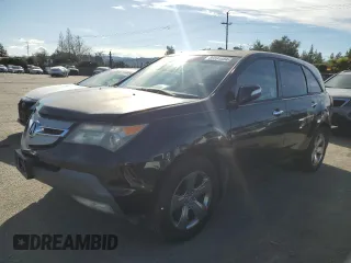 2008 Acura MDX Sport/Pwr Tail Gate with VIN 2HNYD28708H555357, listed as a Copart auction lot 85591694 with 208,956 mi miles and Salvage Title. Bid and sale history available at carsss.com. Image 1.