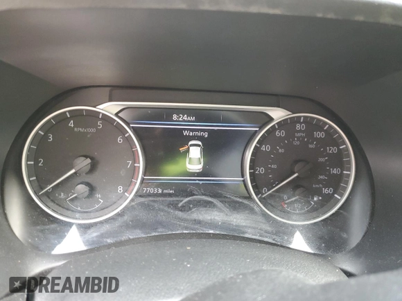2022 Nissan Sentra SV with VIN 3N1AB8CV0NY287652, listed as a Copart auction lot 50783985 with 77,033 mi miles and Salvage Title. Bid and sale history available at carsss.com. Image 9.
