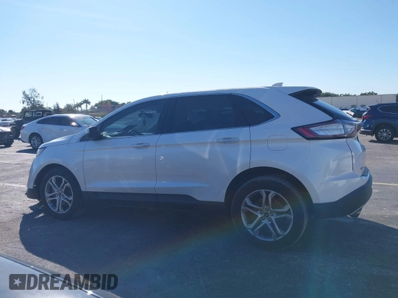 2016 Ford Edge Titanium with VIN 2FMPK3K92GBB83038, listed as a IAAI auction lot 41445967 with 90,125 mi miles. Bid and sale history available at carsss.com. Image 14.