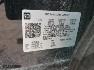 2024 Chevrolet TrailBlazer RS with VIN KL79MTSL7RB105959, listed as a Copart auction lot 45480295 with 19,045 mi miles and Salvage Title. Bid and sale history available at carsss.com. Image 13.