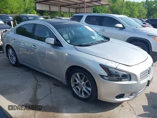 2009 Nissan Maxima SV with VIN 1N4AA51E49C803825, listed as a IAAI auction lot 42023733 with 291,039 mi miles and . Bid and sale history available at DreamBid. Image 1.