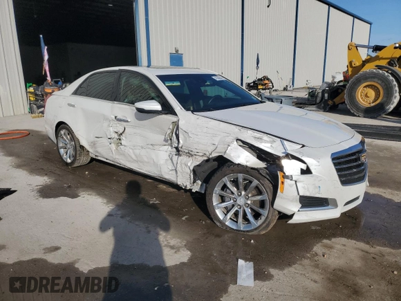 2017 Cadillac CTS Luxury RWD with VIN 1G6AR5SS3H0207633, listed as a Copart auction lot 43589845 with 93,920 mi miles and Salvage Title. Bid and sale history available at DreamBid. Image 4.