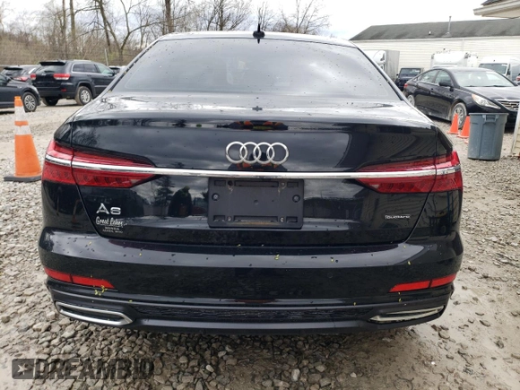 2019 Audi A6 Premium with VIN WAUK2AF24KN064126, listed as a Copart auction lot 53026015 with 55,664 mi miles and Salvage Title. Bid and sale history available at carsss.com. Image 6.