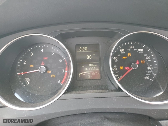 2017 Volkswagen Jetta 1.4T S with VIN 3VW167AJXHM324338, listed as a Copart auction lot 53251135 with 161,766 mi miles and Salvage Title. Bid and sale history available at carsss.com. Image 9.