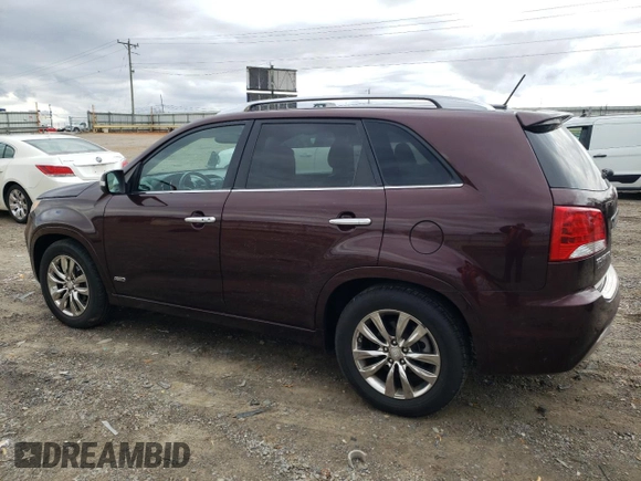 2012 Kia Sorento SX with VIN 5XYKWDA24CG283533, listed as a Copart auction lot 50073615 with 136,445 mi miles and Salvage Title. Bid and sale history available at carsss.com. Image 2.