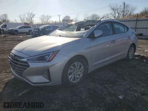 2019 Hyundai Elantra SE with VIN 5NPD74LF2KH433104, listed as a Copart auction lot 48614105 with 77,728 mi miles and Salvage Title. Bid and sale history available at DreamBid. Image 1.