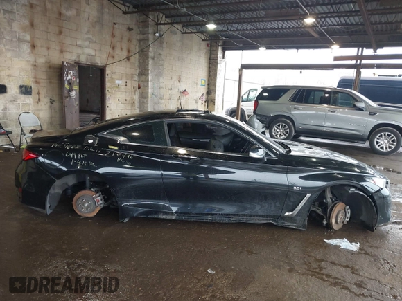 2018 Infiniti Q60 Luxe with VIN JN1EV7ELXJM393036, listed as a IAAI auction lot 41951210 with Not provided miles and . Bid and sale history available at DreamBid. Image 13.