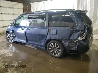 2020 Toyota Sienna LE with VIN 5TDJZ3DC5LS240162, listed as a Copart auction lot 87418854 with Not provided miles and Salvage title. Bid and sale history available at DreamBid. Image 2.