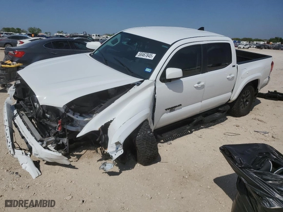 2023 Toyota Tacoma 2WD SR5 with VIN 3TMAZ5CN2PM215711, listed as a Copart auction lot 50467845 with 22,831 mi miles and Salvage Title. Bid and sale history available at carsss.com. Image 1.