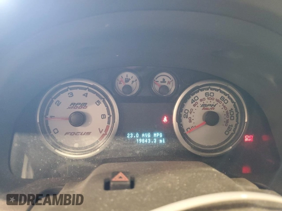 2010 Ford Focus S with VIN 1FAHP3EN6AW266261, listed as a Copart auction lot 53813645 with 19,843 mi miles and Salvage Title. Bid and sale history available at carsss.com. Image 9.
