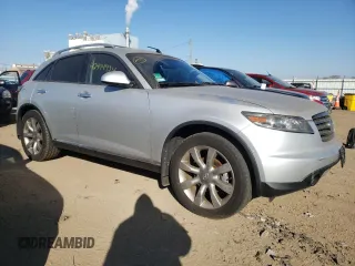 2006 Infiniti FX35 with VIN JNRAS08W56X205448, listed as a Copart auction lot 55105954 with 166,318 mi miles and Non Repairable. Bid and sale history available at carsss.com. Image 4.