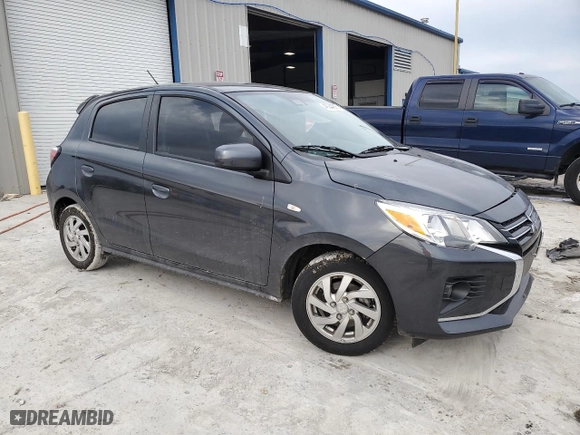 2024 Mitsubishi Mirage ES with VIN ML32AUHJ9RH006021, listed as a Copart auction lot 46944675 with 11,727 mi miles and Salvage Title. Bid and sale history available at carsss.com. Image 4.
