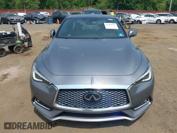 2020 Infiniti Q60 Luxe with VIN JN1EV7EKXLM340458, listed as a IAAI auction lot 42450765 with 64,048 mi miles and . Bid and sale history available at DreamBid. Image 12.
