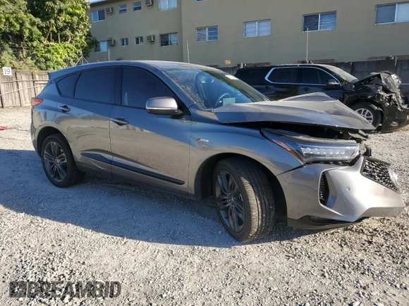 2023 Acura RDX w/A-Spec Package with VIN 5J8TC1H65PL008415, listed as a Copart auction lot 48264605 with 30,333 mi miles and Salvage title. Bid and sale history available at DreamBid. Image 4.