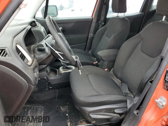 2015 Jeep Renegade Sport with VIN ZACCJBAT3FPC23361, listed as a Copart auction lot 55310505 with 125,468 mi miles and Salvage Title. Bid and sale history available at DreamBid. Image 7.