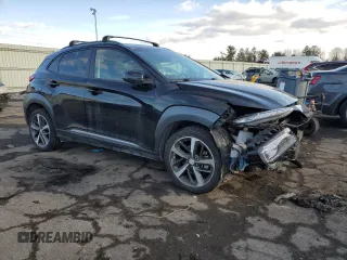 2021 Hyundai Kona Ultimate with VIN KM8K5CA50MU602588, listed as a Copart auction lot 45122075 with 32,341 mi miles and Clean Title. Bid and sale history available at carsss.com. Image 4.
