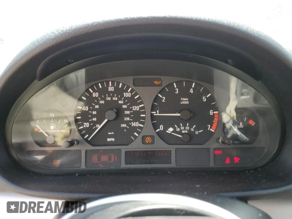 2002 BMW 3 Series 325i with VIN WBAET37492NH00211, listed as a Copart auction lot 69934174 with 177,833 mi miles and Non Repairable. Bid and sale history available at carsss.com. Image 9.