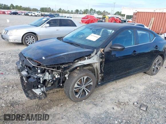 2022 Nissan Sentra SV with VIN 3N1AB8CV8NY299323, listed as a IAAI auction lot 40790960 with 33,560 mi miles and . Bid and sale history available at DreamBid. Image 6.