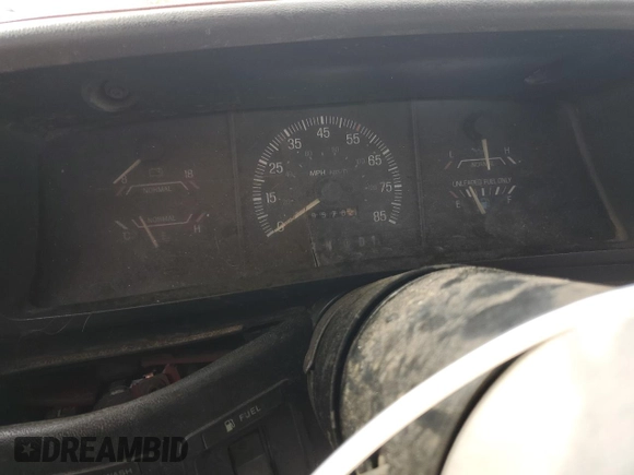 1991 Ford F-150 with VIN 1FTDF15Y7MLA15992, listed as a Copart auction lot 73517284 with 89,570 mi miles and Salvage Title. Bid and sale history available at carsss.com. Image 9.