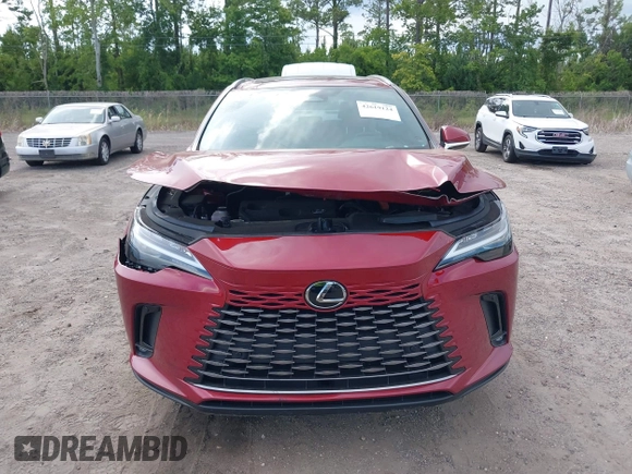 2024 Lexus RX 350h with VIN 2T2BBMCA8RC036659, listed as a IAAI auction lot 42619124 with 19,821 mi miles and . Bid and sale history available at DreamBid. Image 12.