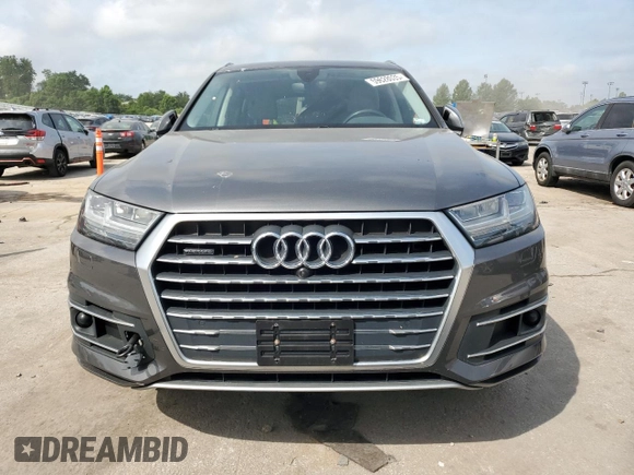 2019 Audi Q7 Premium Plus z VIN WA1LHAF79KD037702, wystawiony jako Copart lot #59628035 z przebiegiem Nie podano mil oraz Szkoda całkowita • Salvage title. Historia ofert i sprzedaży dostępna na DreamBid. Obrazek 5.