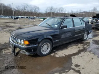 1992 BMW 7 Series with VIN WBAGC8315NDC80703, listed as a Copart auction lot 45935585 with Not provided miles and Clean title. Bid and sale history available at DreamBid. Image 1.