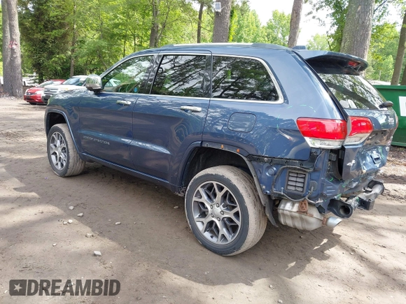 2021 Jeep Grand Cherokee High Altitude with VIN 1C4RJFCG3MC595186, listed as a IAAI auction lot 42325857 with 44,387 mi miles and . Bid and sale history available at DreamBid. Image 3.
