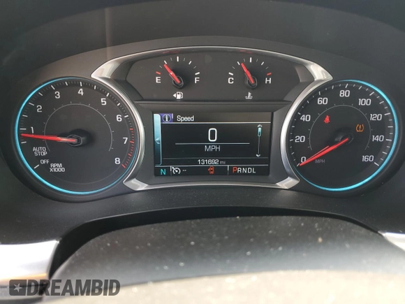 2018 Chevrolet Traverse LT Cloth with VIN 1GNEVGKW4JJ260888, listed as a Copart auction lot 65839334 with 131,692 mi miles and Salvage Title. Bid and sale history available at carsss.com. Image 9.