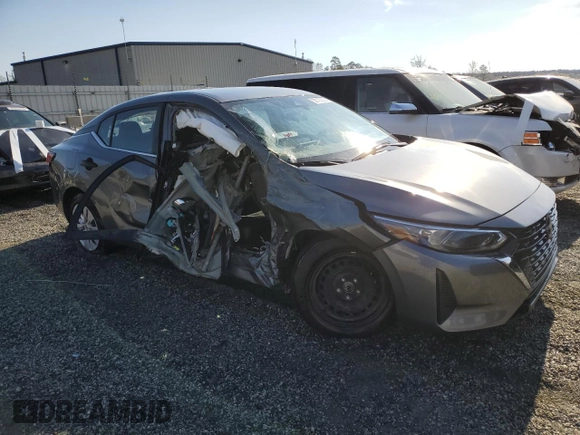 2024 Nissan Sentra S with VIN 3N1AB8BV5RY287699, listed as a Copart auction lot 50720355 with 42,087 mi miles and Salvage title. Bid and sale history available at DreamBid. Image 4.
