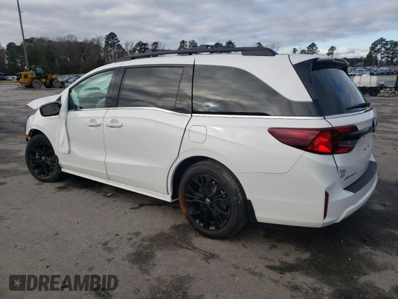 2025 Honda Odyssey Sport-L with VIN 5FNRL6H72SB012934, listed as a Copart auction lot 85912494 with Not Provided miles and Salvage Title. Bid and sale history available at carsss.com. Image 2.