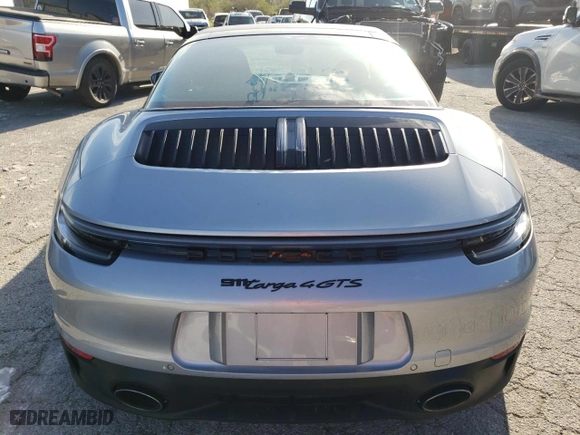 2022 Porsche 911 4S with VIN WP0BB2A98NS232515, listed as a Copart auction lot 74856314 with 7,578 mi miles and Salvage Title. Bid and sale history available at carsss.com. Image 6.